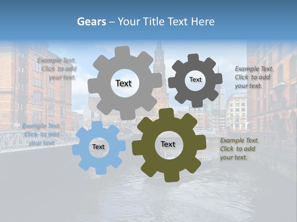 Church Germany Hamburger PowerPoint Template