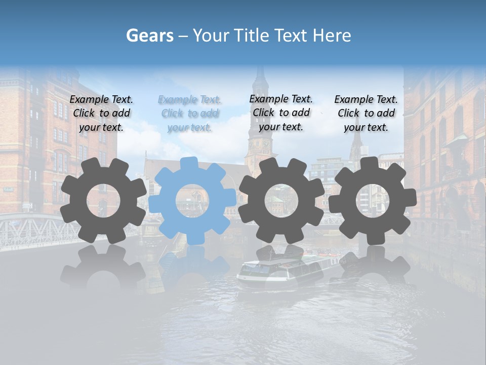 Church Germany Hamburger PowerPoint Template