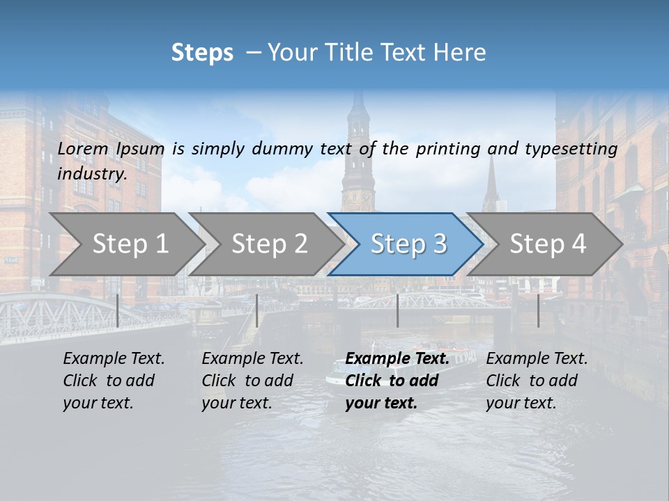 Church Germany Hamburger PowerPoint Template