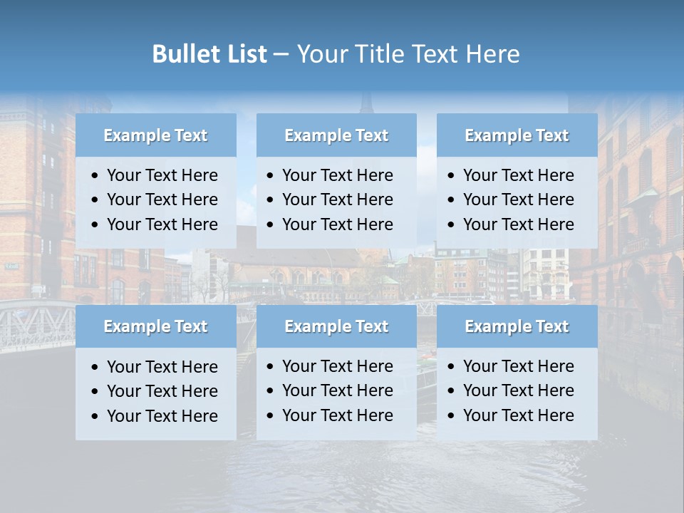 Church Germany Hamburger PowerPoint Template