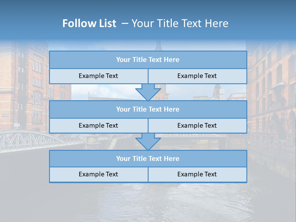 Church Germany Hamburger PowerPoint Template