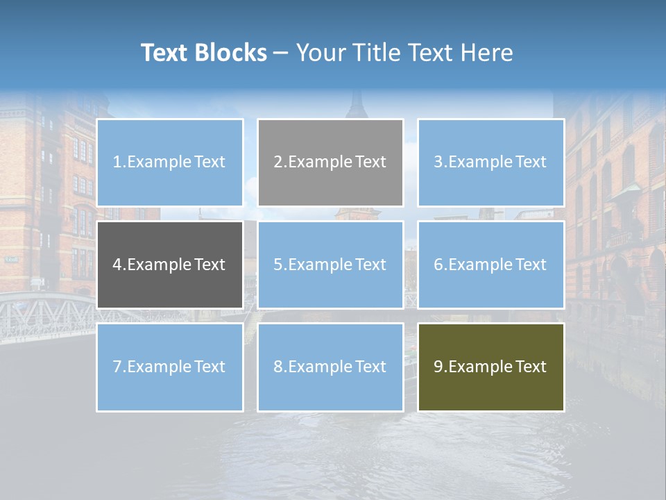 Church Germany Hamburger PowerPoint Template