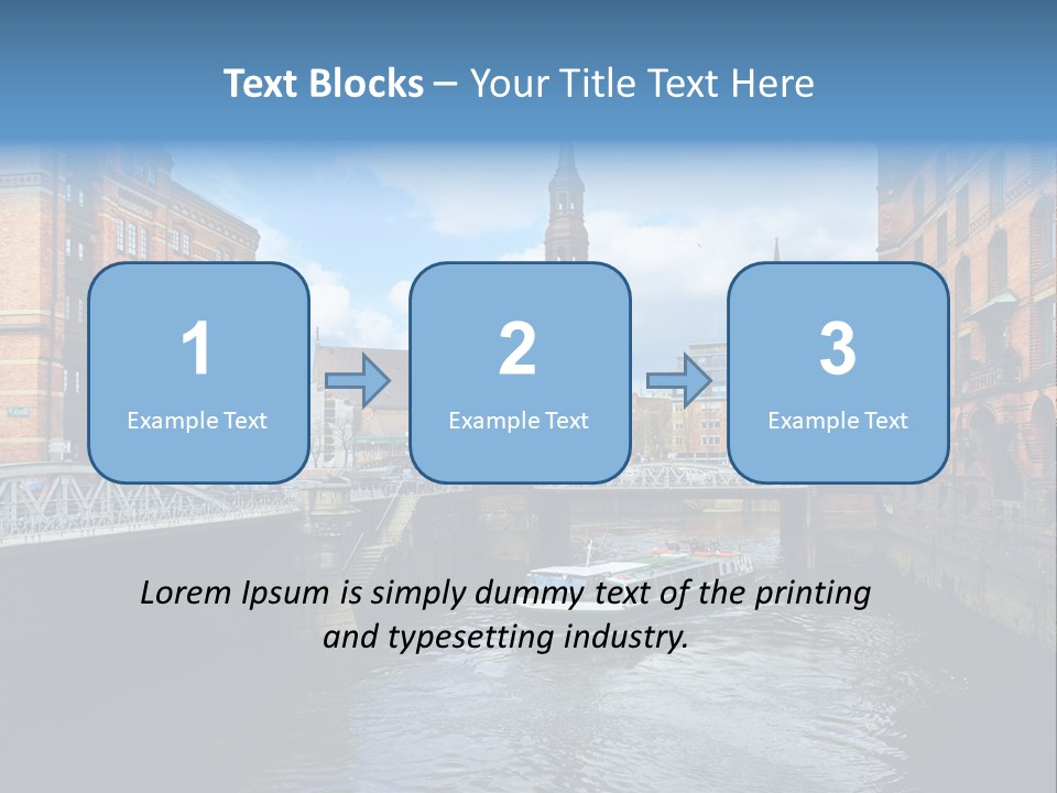 Church Germany Hamburger PowerPoint Template