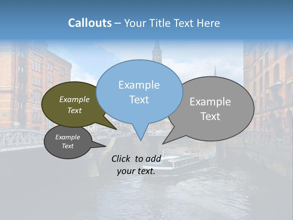 Church Germany Hamburger PowerPoint Template