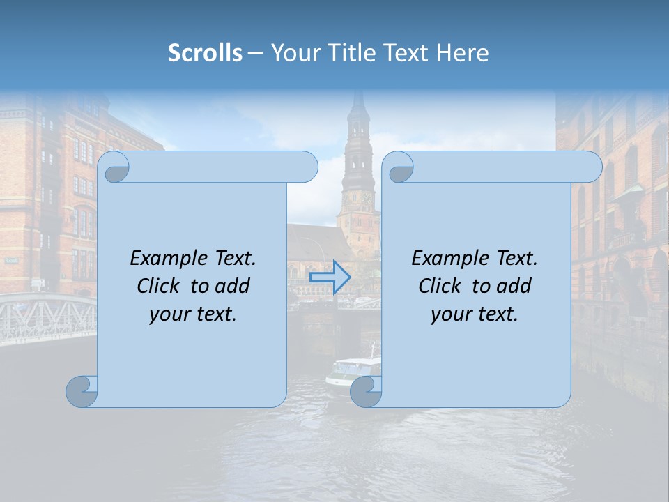 Church Germany Hamburger PowerPoint Template