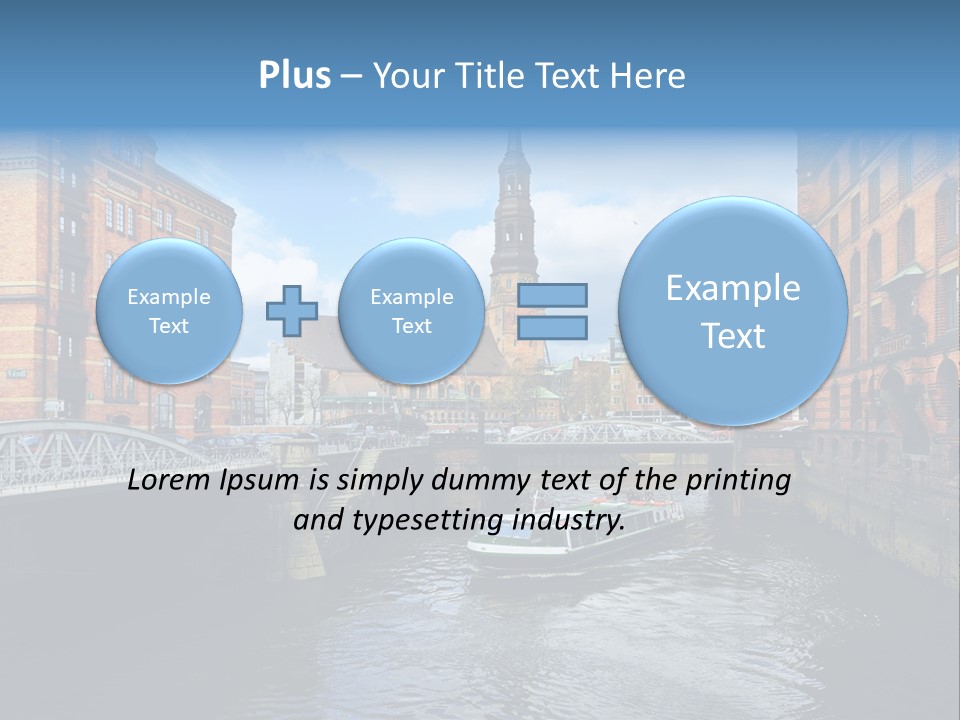 Church Germany Hamburger PowerPoint Template