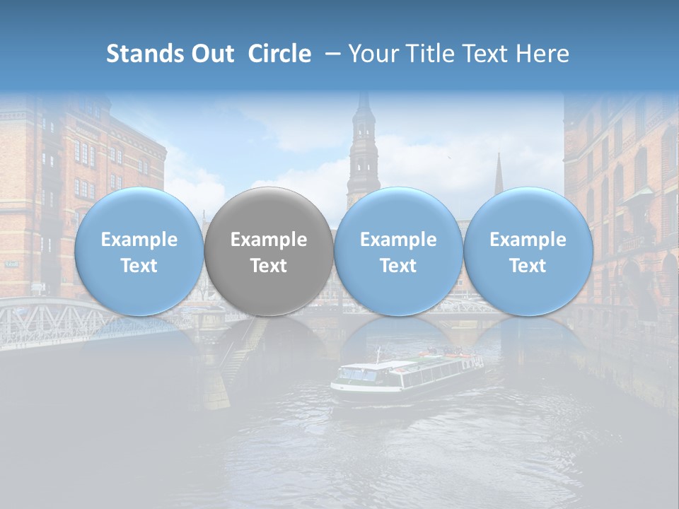 Church Germany Hamburger PowerPoint Template