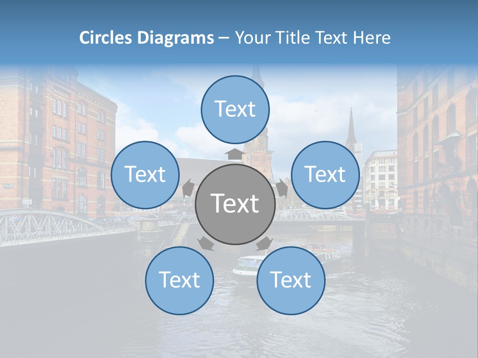 Church Germany Hamburger PowerPoint Template