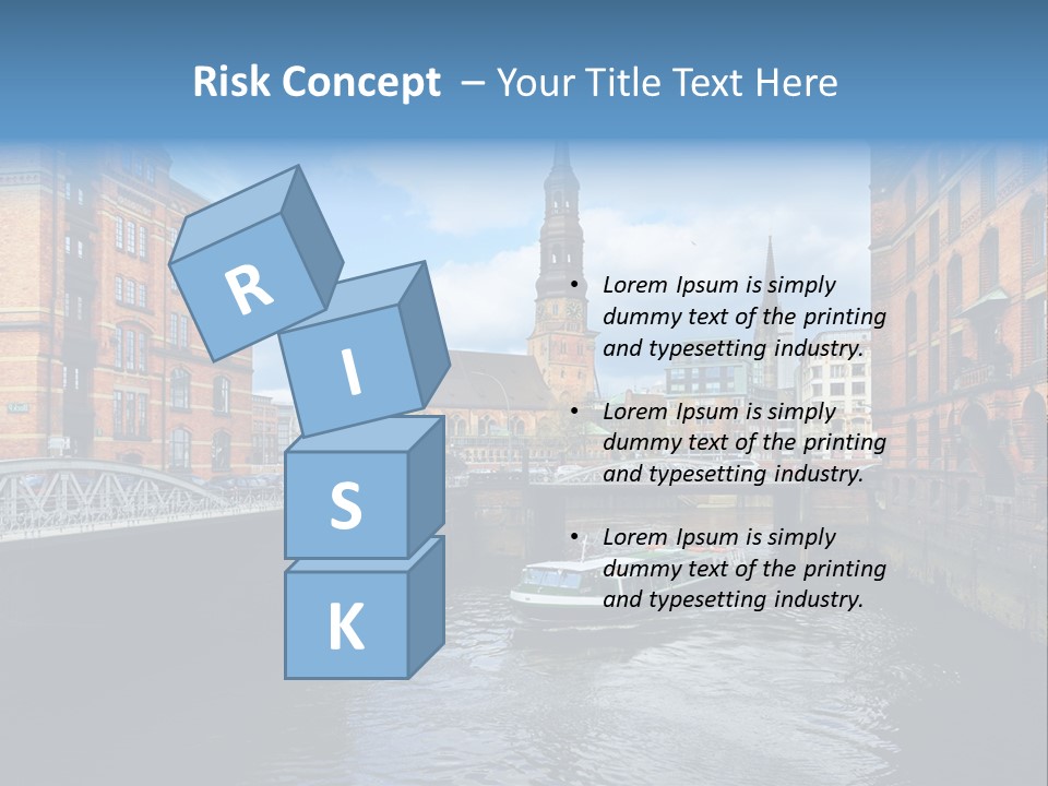 Church Germany Hamburger PowerPoint Template