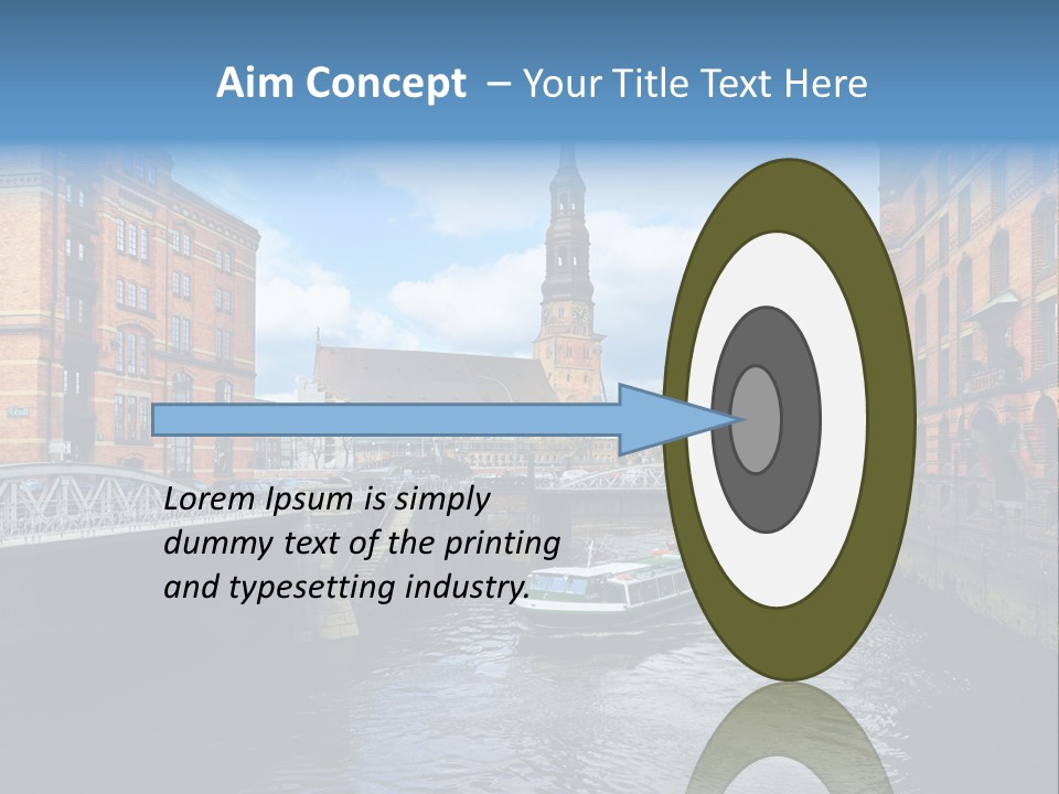 Church Germany Hamburger PowerPoint Template