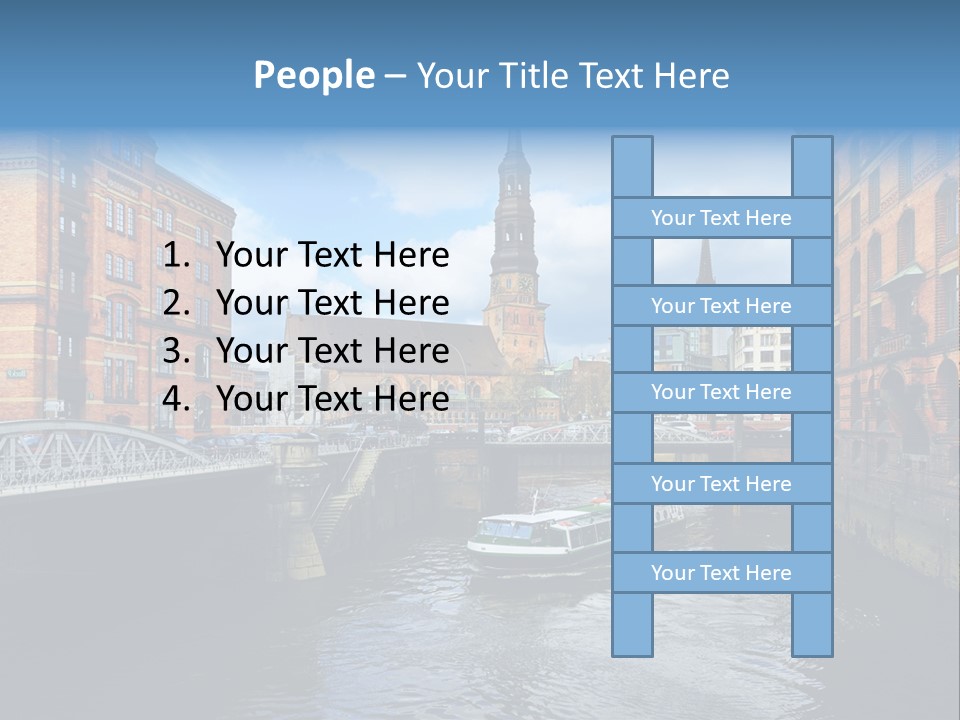 Church Germany Hamburger PowerPoint Template