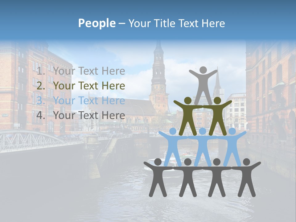 Church Germany Hamburger PowerPoint Template