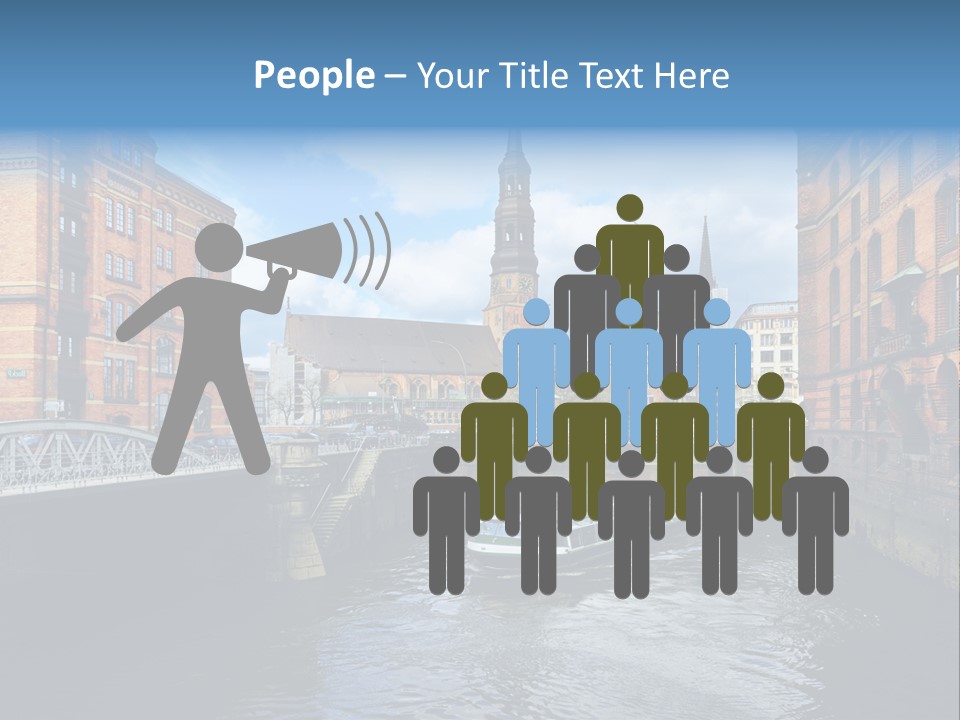 Church Germany Hamburger PowerPoint Template