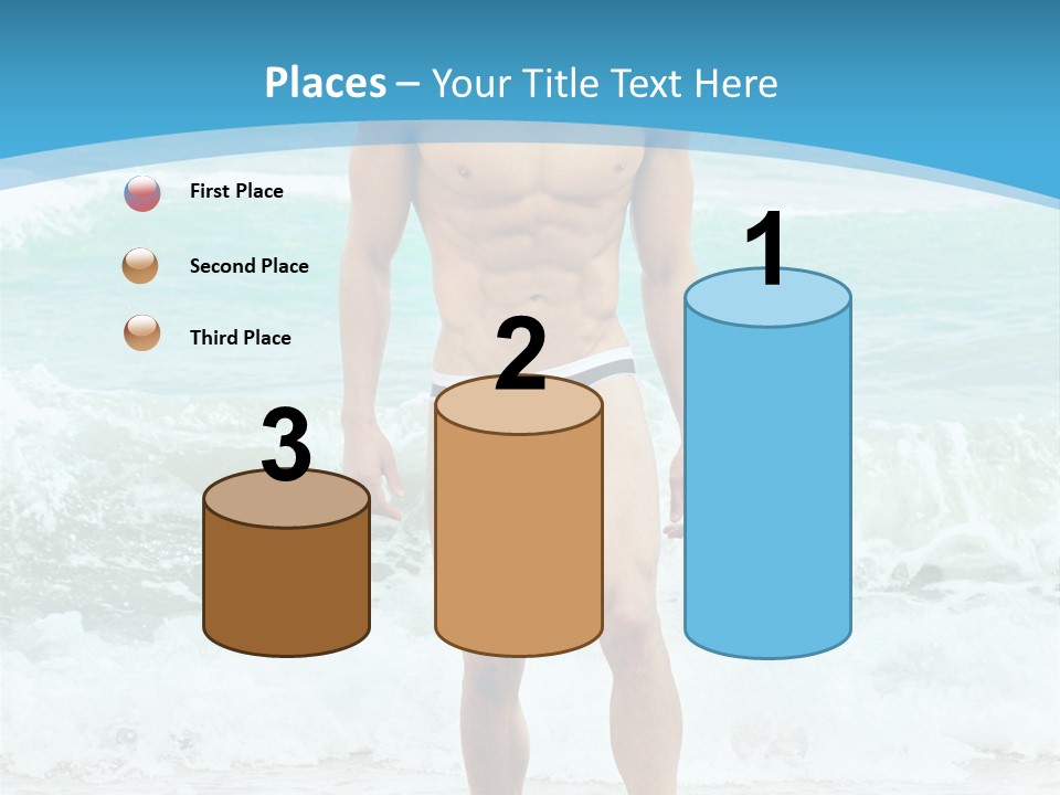 Torso Sexy Beautiful PowerPoint Template