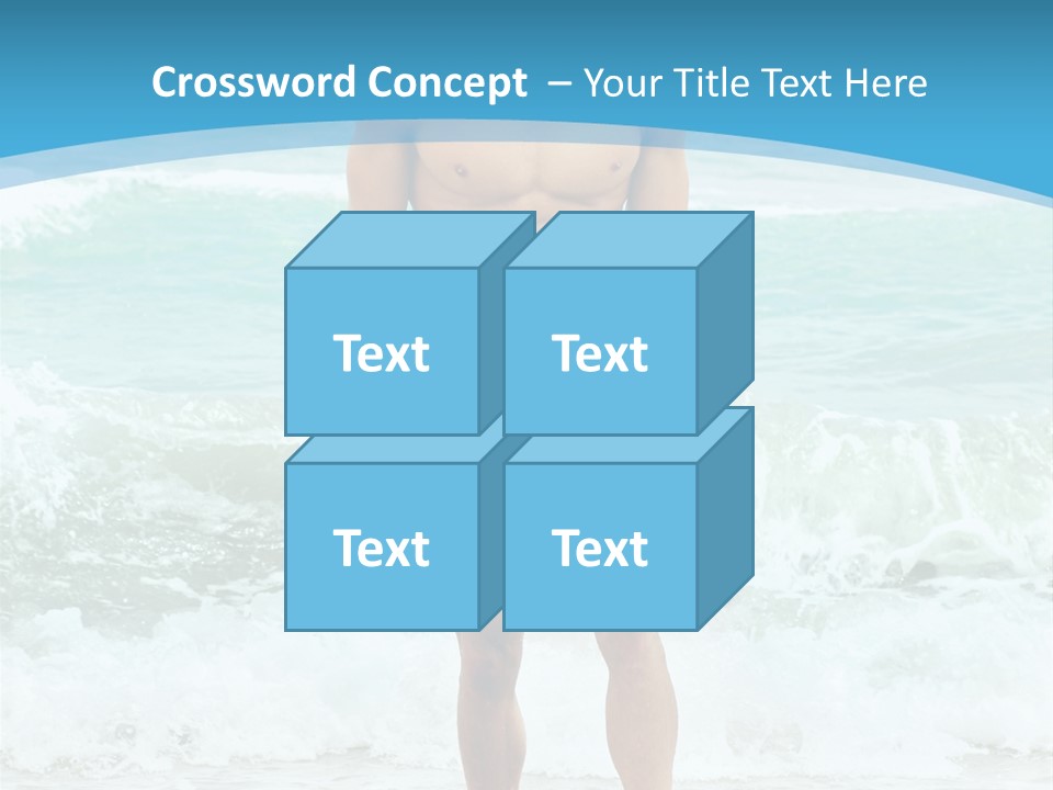 Torso Sexy Beautiful PowerPoint Template