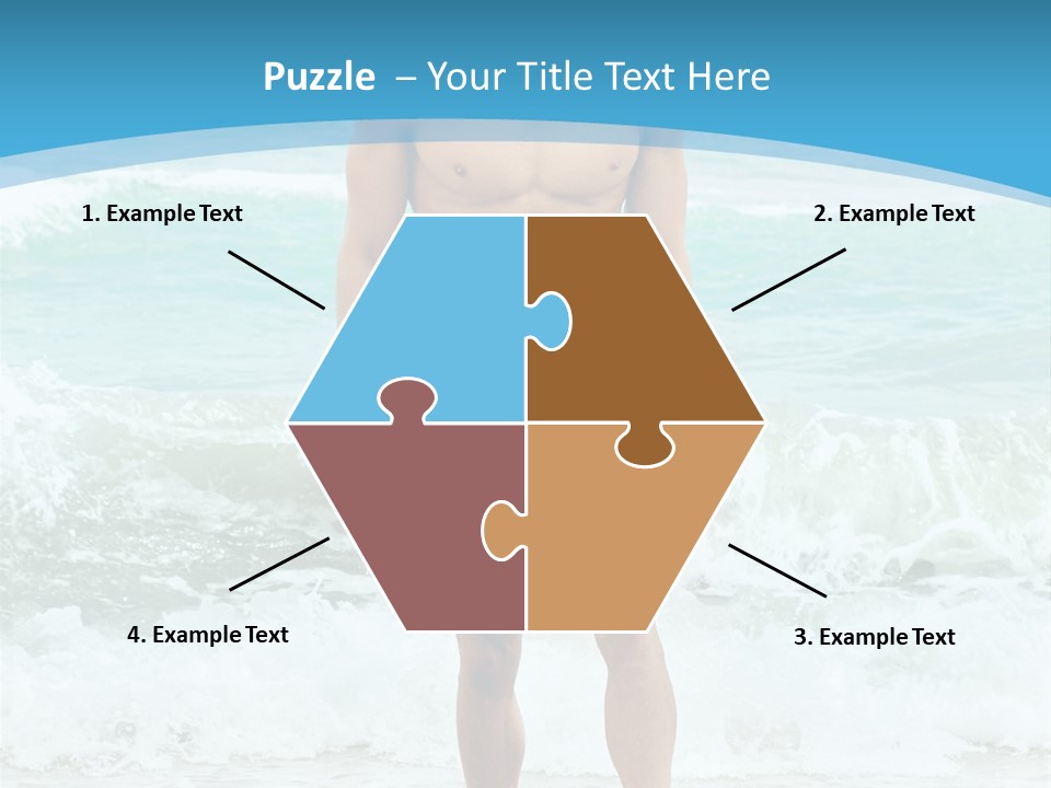 Torso Sexy Beautiful PowerPoint Template