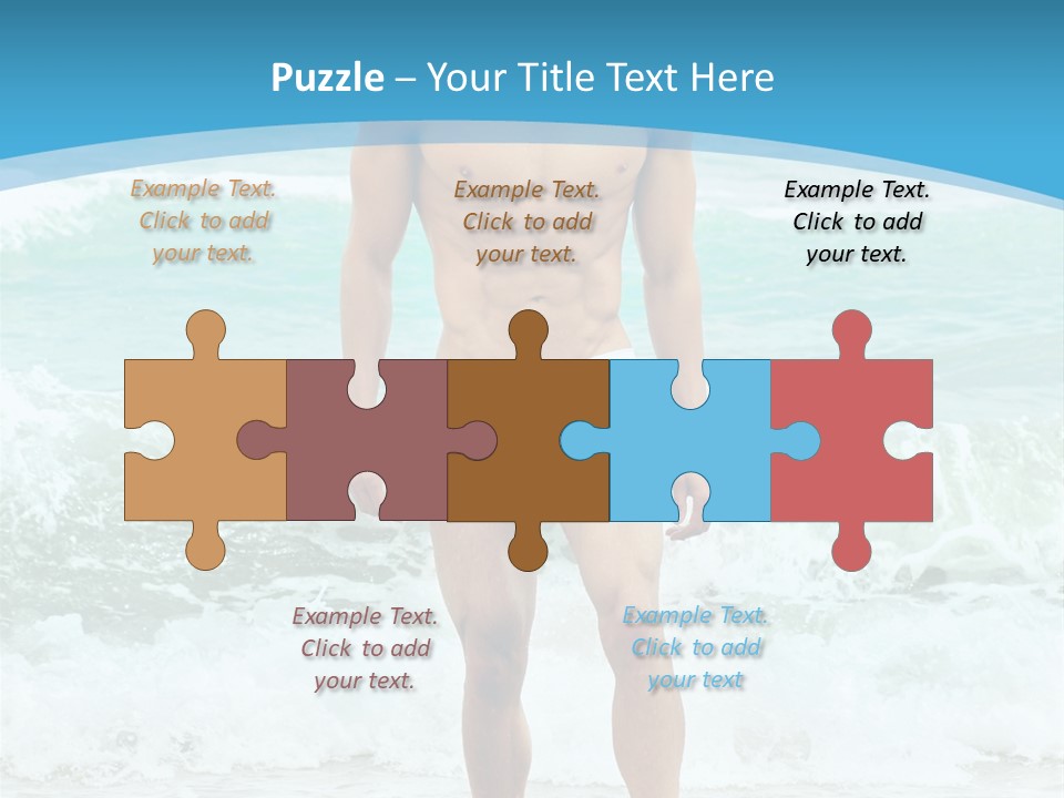 Torso Sexy Beautiful PowerPoint Template