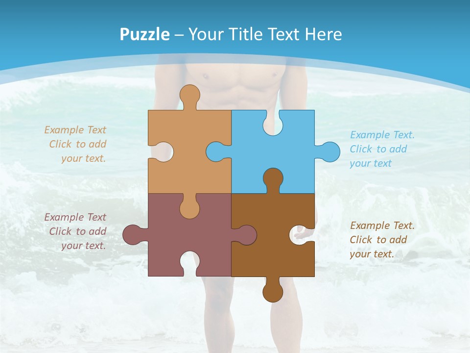 Torso Sexy Beautiful PowerPoint Template