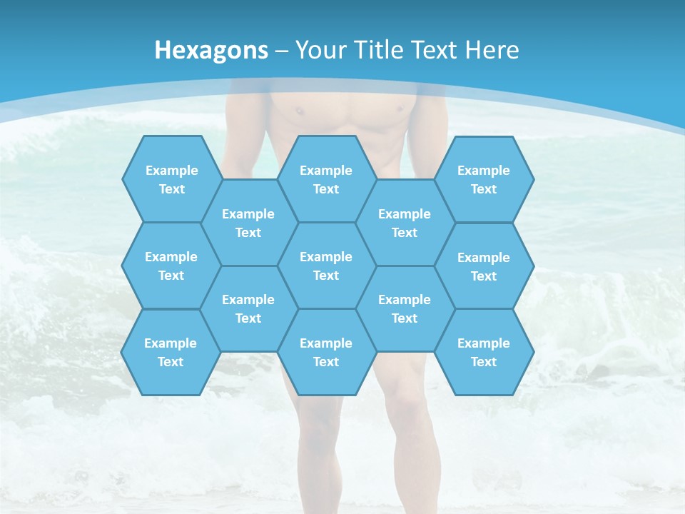 Torso Sexy Beautiful PowerPoint Template