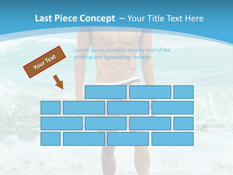 Torso Sexy Beautiful PowerPoint Template