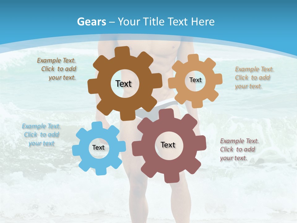 Torso Sexy Beautiful PowerPoint Template