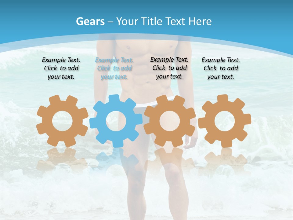 Torso Sexy Beautiful PowerPoint Template