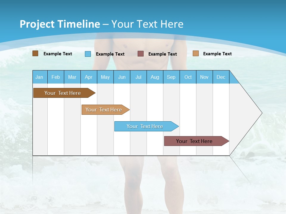 Torso Sexy Beautiful PowerPoint Template