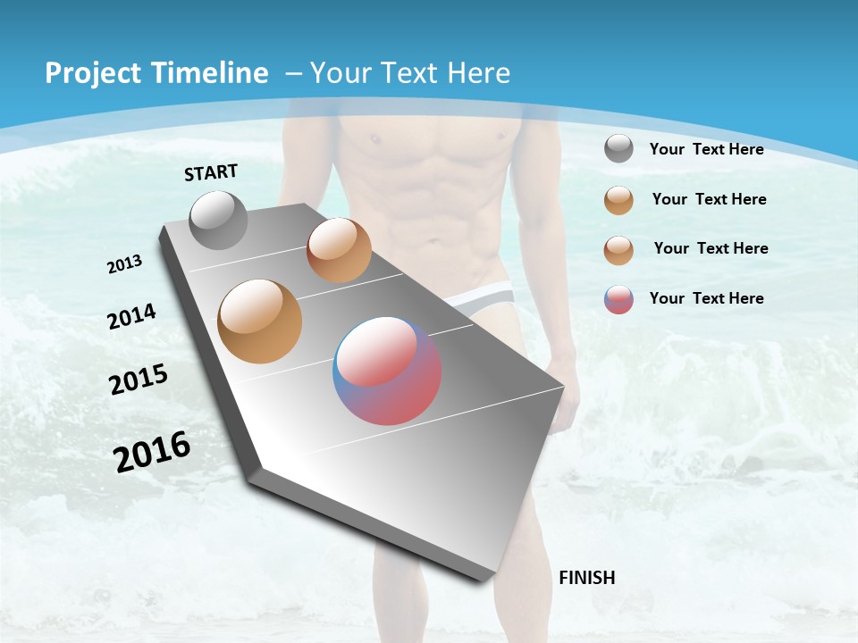 Torso Sexy Beautiful PowerPoint Template