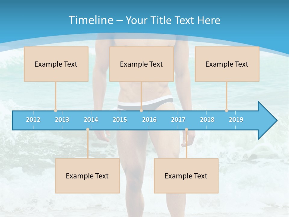 Torso Sexy Beautiful PowerPoint Template