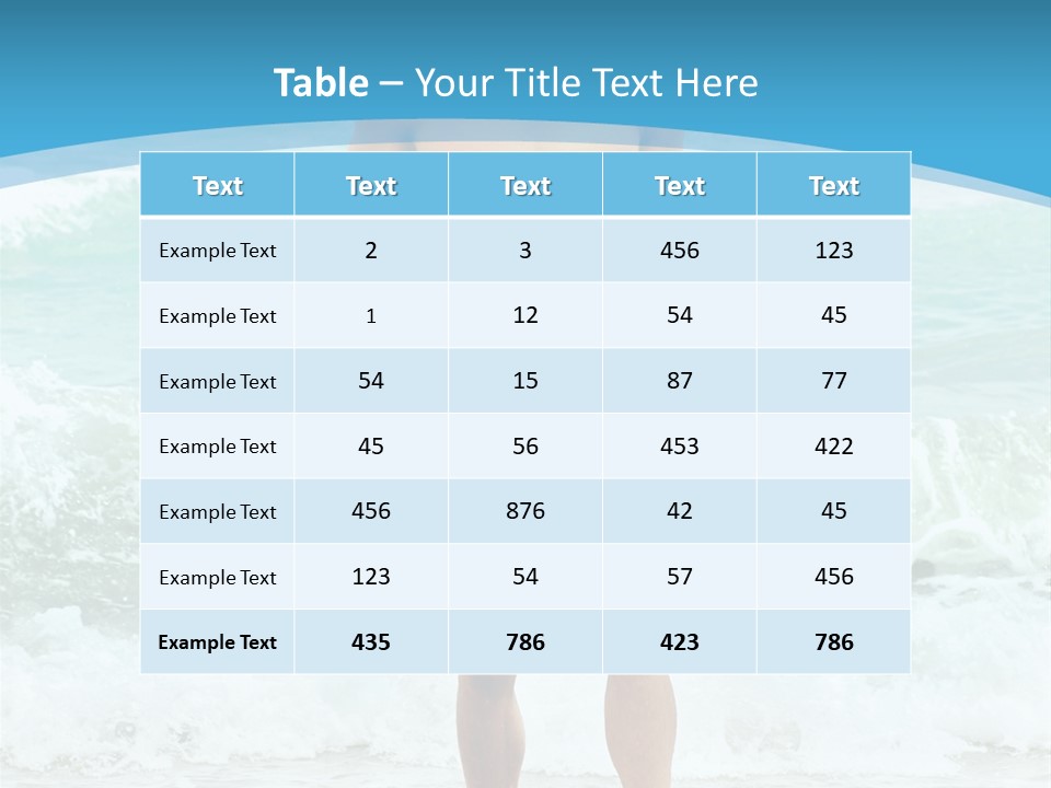 Torso Sexy Beautiful PowerPoint Template
