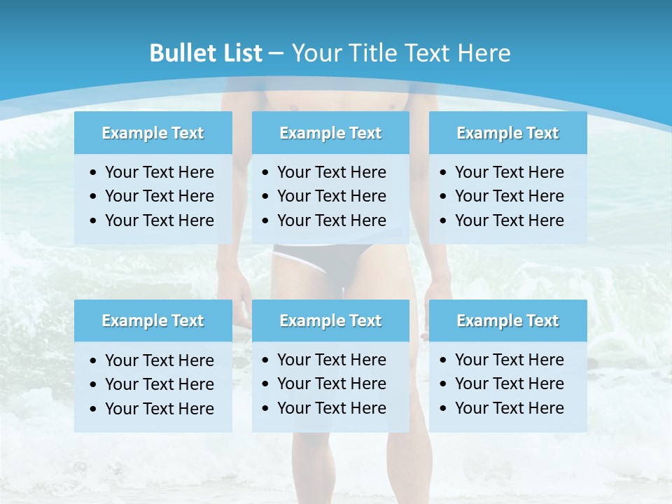 Torso Sexy Beautiful PowerPoint Template