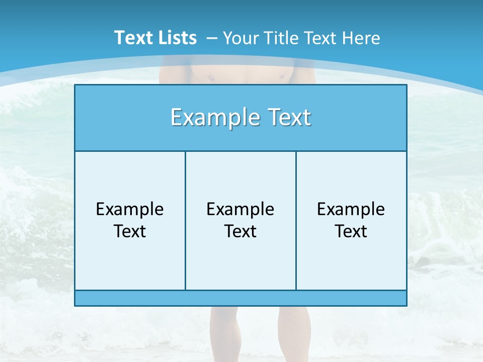 Torso Sexy Beautiful PowerPoint Template