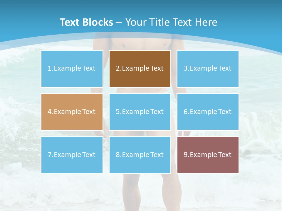 Torso Sexy Beautiful PowerPoint Template