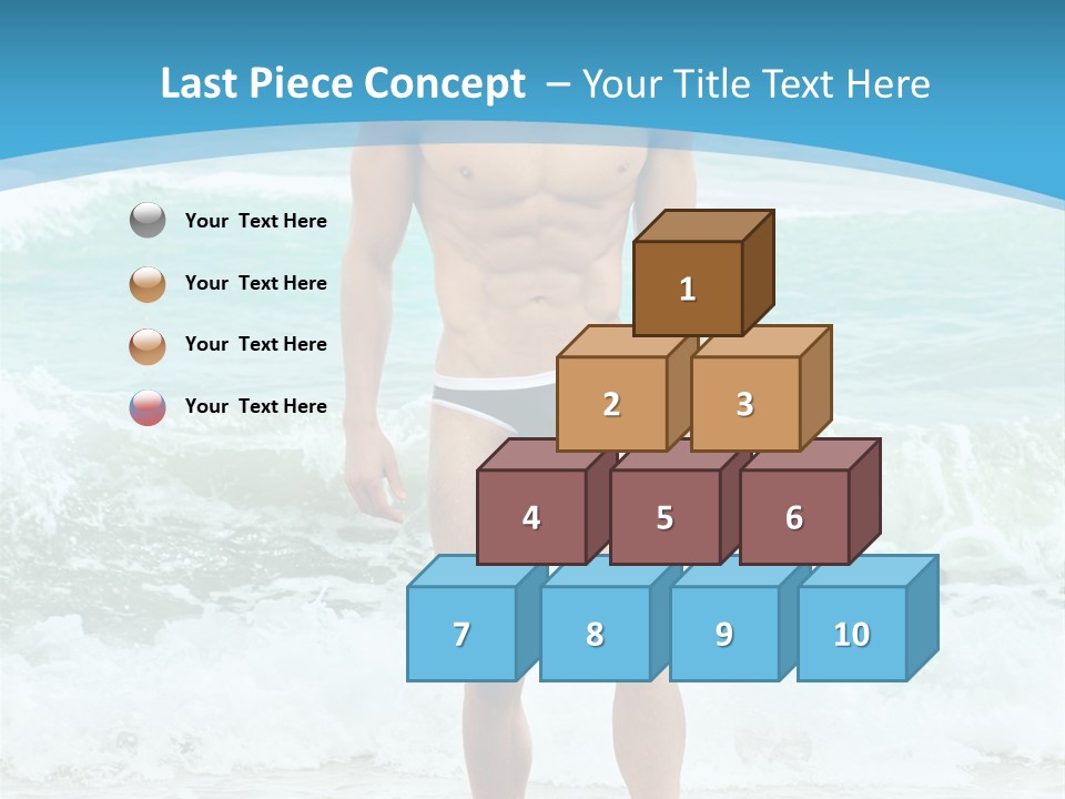 Torso Sexy Beautiful PowerPoint Template