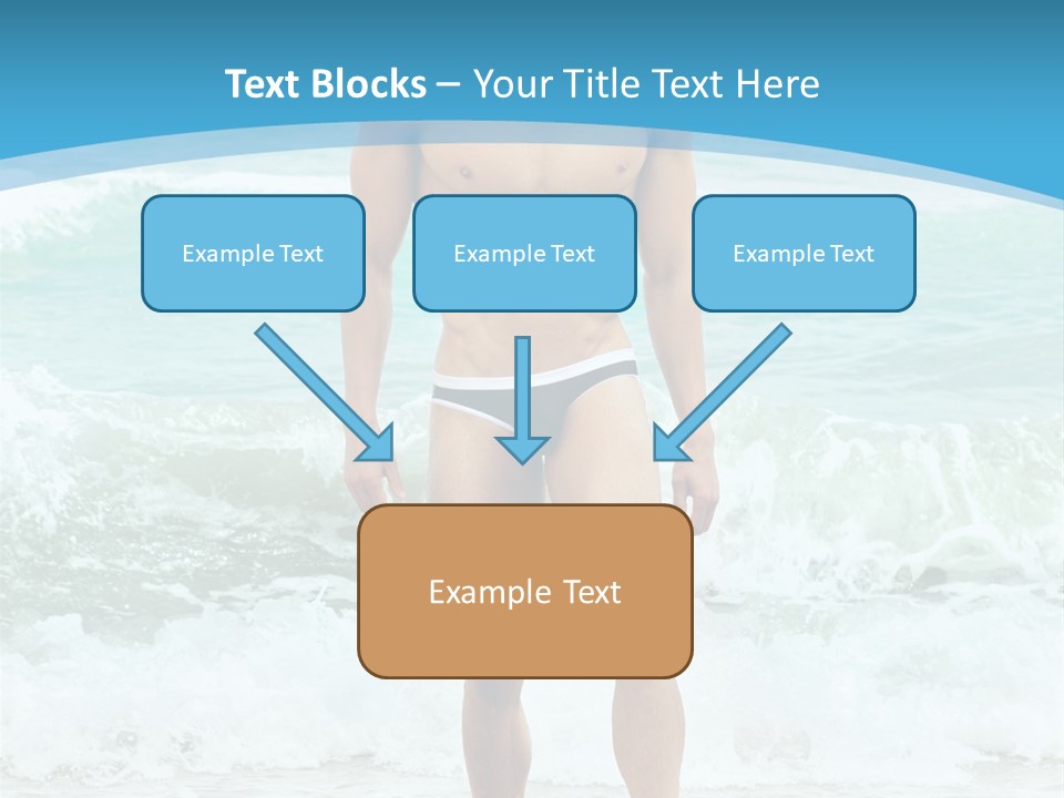 Torso Sexy Beautiful PowerPoint Template