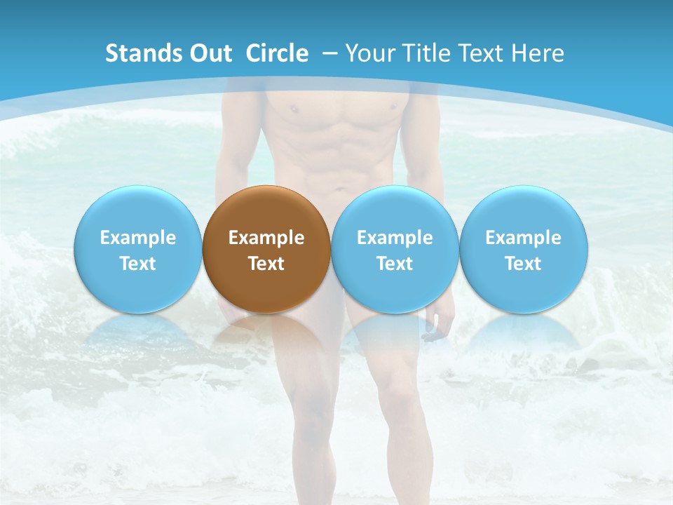 Torso Sexy Beautiful PowerPoint Template