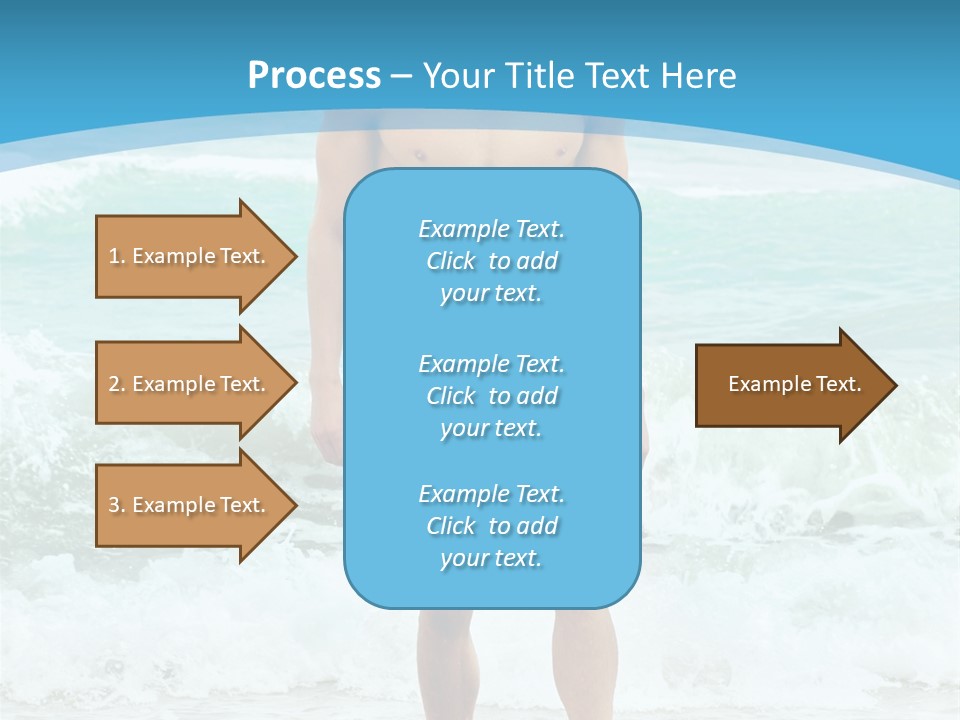 Torso Sexy Beautiful PowerPoint Template