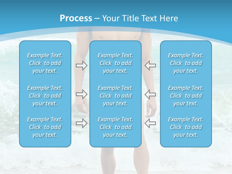 Torso Sexy Beautiful PowerPoint Template