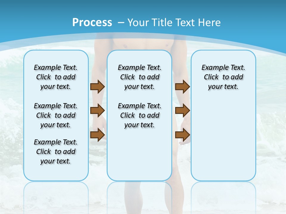 Torso Sexy Beautiful PowerPoint Template