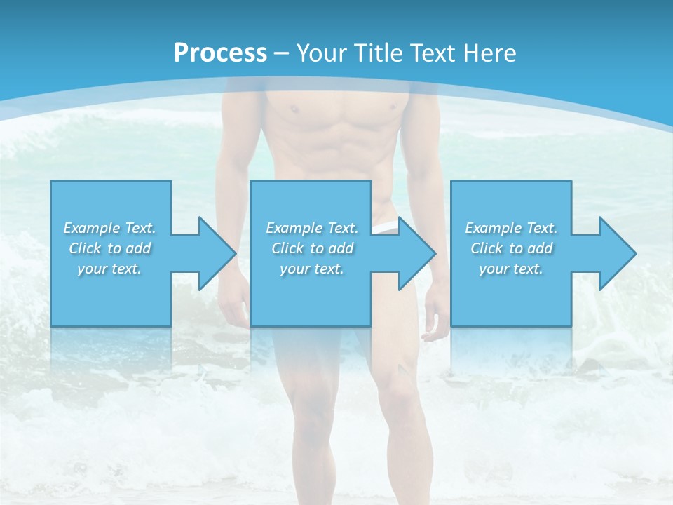 Torso Sexy Beautiful PowerPoint Template