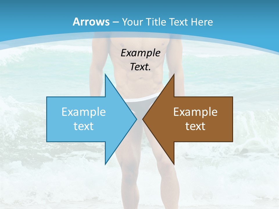 Torso Sexy Beautiful PowerPoint Template