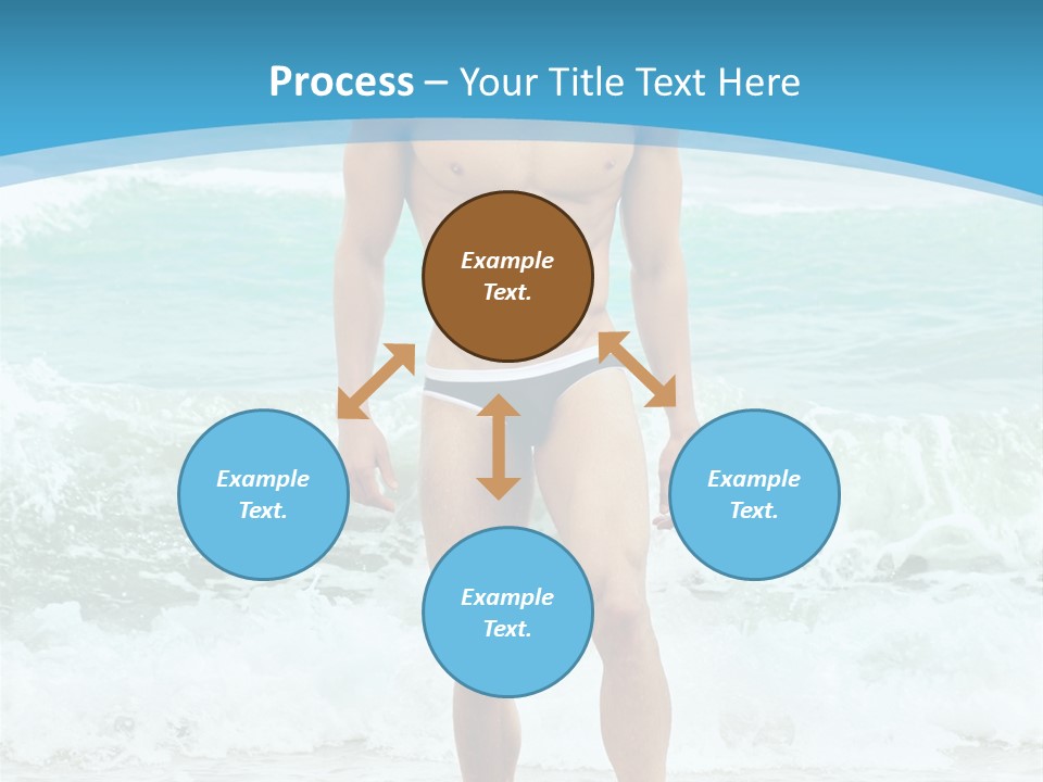 Torso Sexy Beautiful PowerPoint Template