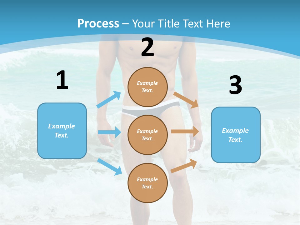 Torso Sexy Beautiful PowerPoint Template