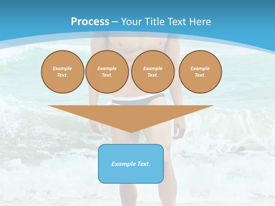 Torso Sexy Beautiful PowerPoint Template
