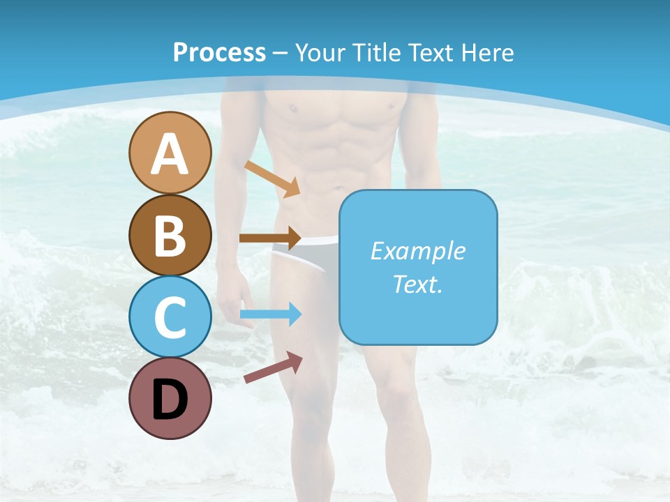 Torso Sexy Beautiful PowerPoint Template