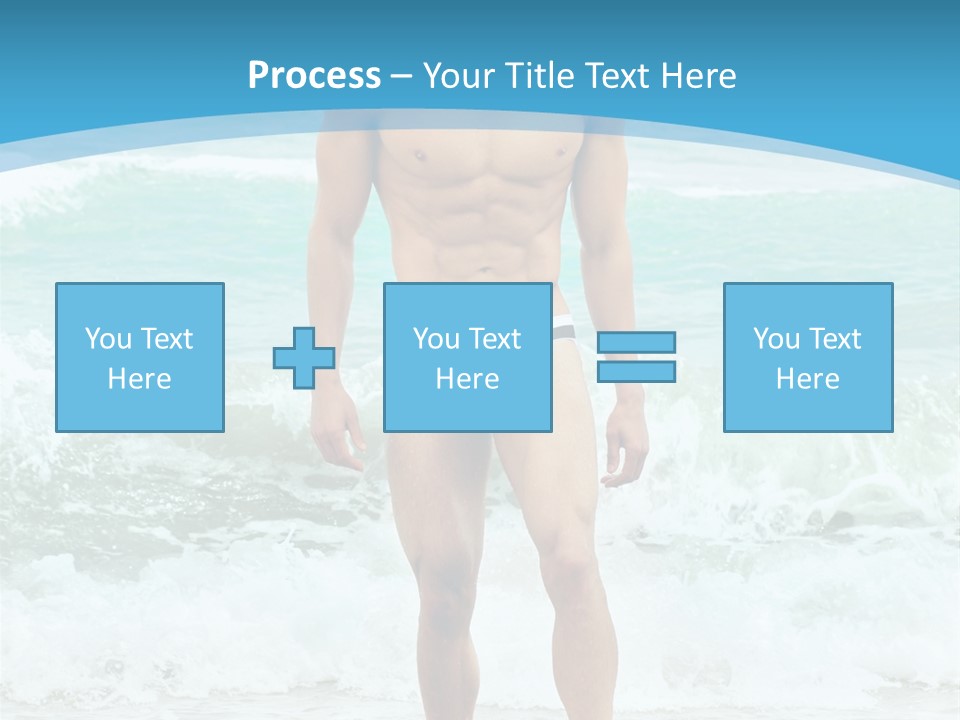 Torso Sexy Beautiful PowerPoint Template