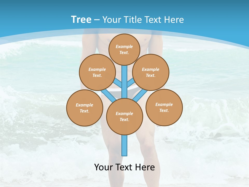 Torso Sexy Beautiful PowerPoint Template