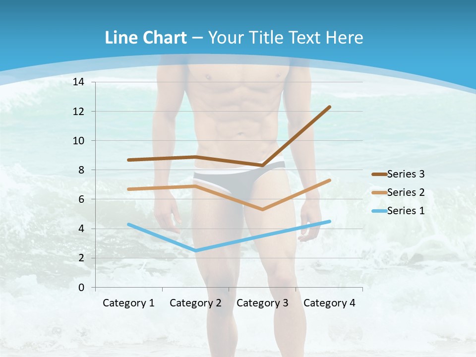 Torso Sexy Beautiful PowerPoint Template
