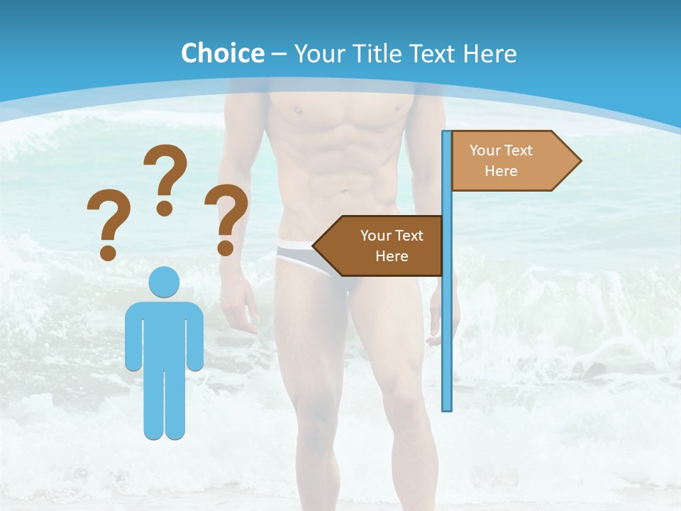 Torso Sexy Beautiful PowerPoint Template