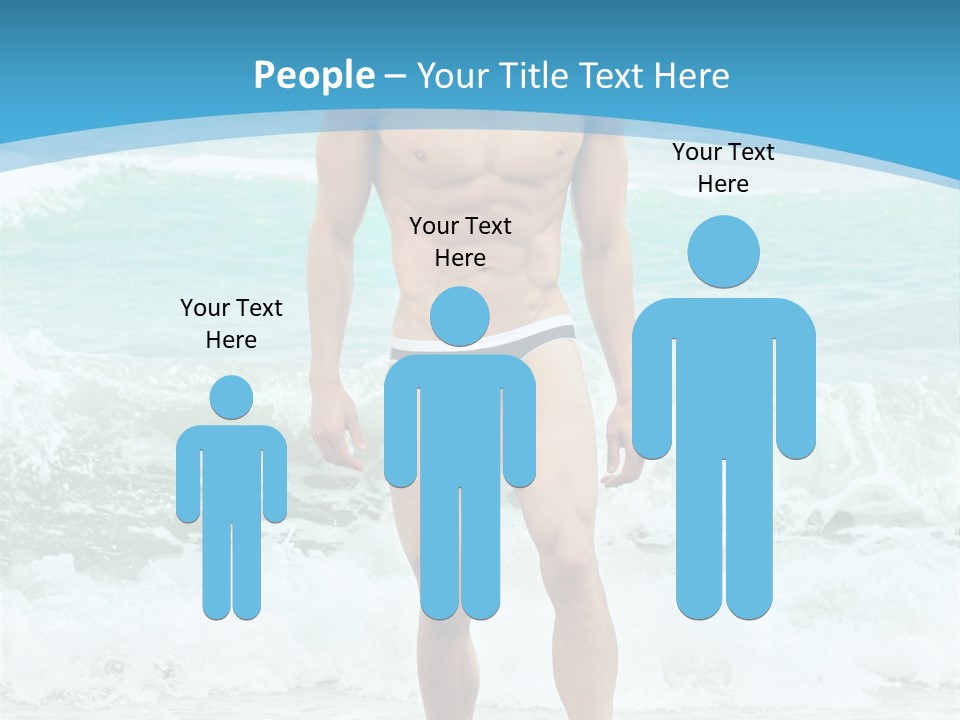 Torso Sexy Beautiful PowerPoint Template
